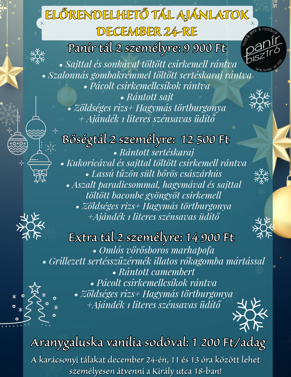 Karácsonyi ajánlat